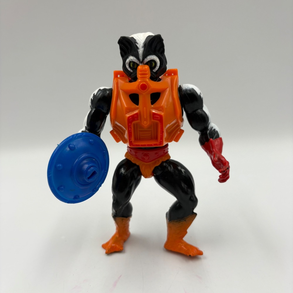 Mattel MOTU Stinkor Action Figure Vintage 1981 Malaysia Soft Head Good